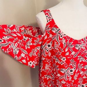 Paraphrase Cold Shoulder Blouse